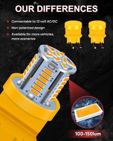 3157 Led Bulb, 12V DC 4157 T25 3156 3056 Non Polarity Led Reverse Light Bulb,3057 LED Replacement Light Bulb for Brake Tail Daytime Running Parking Backup Light 10PCS White in Saudi Arabia