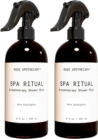 Muse Apothecary Spa Ritual Pure Eucalyptus Oil Shower Mist - Eucalyptus Spray for Shower, Spa, Bath, and Linen - Aromatherapy Eucalyptus Essential Oil Spray - 2oz in Saudi Arabia