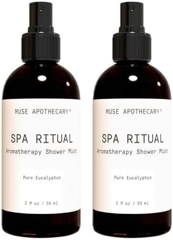 Muse Apothecary Spa Ritual Pure Eucalyptus Oil Shower Mist - Eucalyptus Spray for Shower, Spa, Bath, and Linen - Aromatherapy Eucalyptus Essential Oil Spray - 2oz in Saudi Arabia