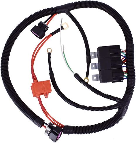 CULMKARI Dual Electric Fan Upgrade Wiring Harness Fits GM 1999-2006 ECU Control, Part Number 7L5533A226T in Saudi Arabia