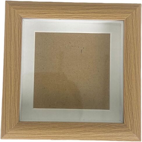 4x4 Shadow Box Picture Frame, Picture Frames Made of Solid Wood to Hang Memory Box Sports Memorabilia, Pins, Awards, Medals, Wedding, Tickets and Photos(Walnut) in Saudi Arabia