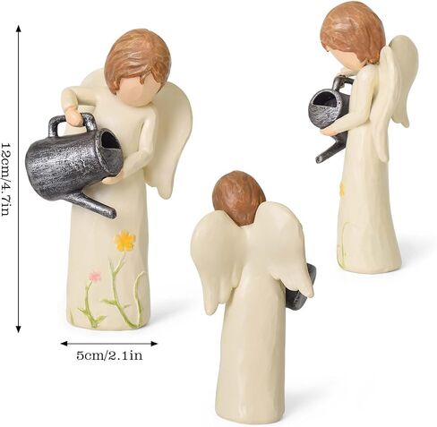 Gardening Gifts for Women, Gift for Gardeners Woman, Garden Angel Gifts for Mom, Sisters, Friends, New Home Gift Ideas, Unique Sculpted Hand-Painted Figurine in Saudi Arabia