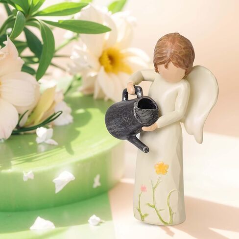 Gardening Gifts for Women, Gift for Gardeners Woman, Garden Angel Gifts for Mom, Sisters, Friends, New Home Gift Ideas, Unique Sculpted Hand-Painted Figurine in Saudi Arabia