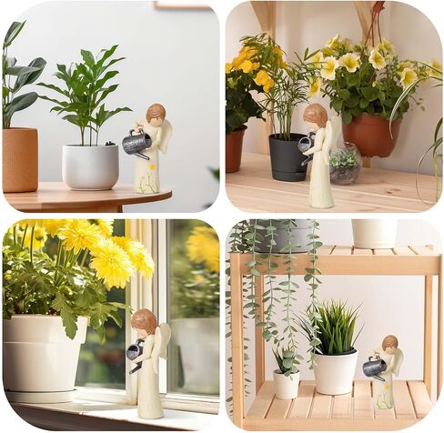 Gardening Gifts for Women, Gift for Gardeners Woman, Garden Angel Gifts for Mom, Sisters, Friends, New Home Gift Ideas, Unique Sculpted Hand-Painted Figurine in Saudi Arabia