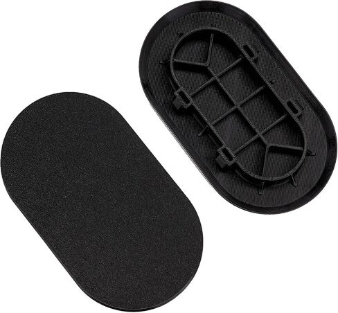 2pcs Truck Bed Oval Drain Plug Cover Cap for Ford F150 1997-2024, F250 F350 2017-2024, F450 F550 Replace 4L3Z-99277B76-AA ，Truck Bed Plug Cover Cap for Ford (2pcs) in Saudi Arabia