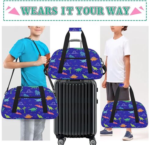 Kids Duffel Bag for Boys - Sport Gym Bag for Woman Man Weekender Overnight Bag Travel Duffle Bag Practice Workout Dance(Sport Ball) in Kuwait