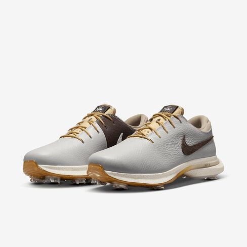 Nike Air Zoom Victory Tour 3 NRG Golf Shoes (FV5286-001 ، خام الحديد الخفيف/الوهمية/الكاكي/الباروك البني) الحجم 9.5 in Kuwait