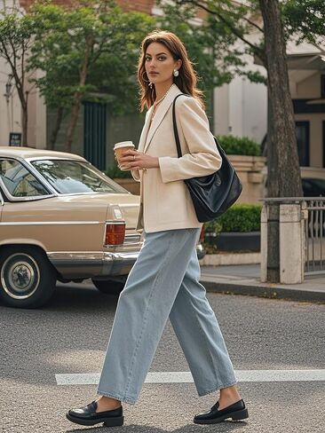 Belle Poque Women's Linen Blazer Lightweight Long Sleeve Shawl Lapel Suit Jacket Coat for Office Work Travel in Saudi Arabia