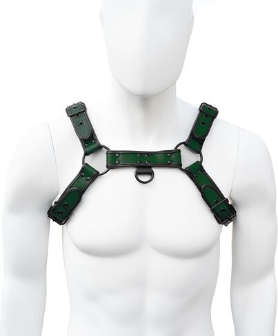 Mens Harness Belt Adjustable Crocodile Print Body Chest Harness Belt for Halloween Christmas in Saudi Arabia
