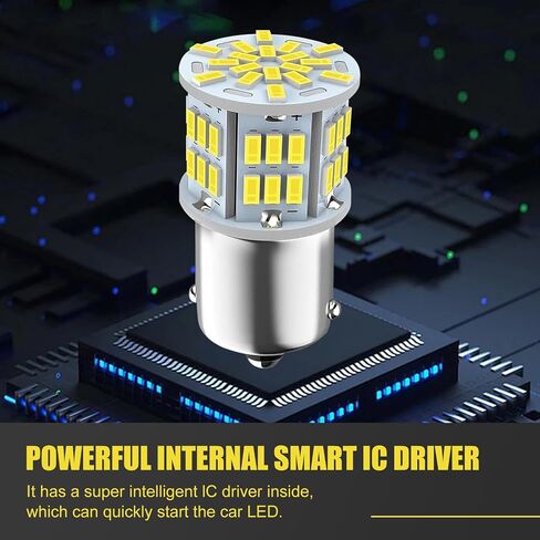 2 PCS LED LED LED LID LIDELL ، 1156 بدائل الذيل ، إكسسوارات إضاءة المركبات المقاومة للماء ، عالمي لمعظم السيارات والشاحنات والشاحنات (الضوء الأبيض) in Kuwait