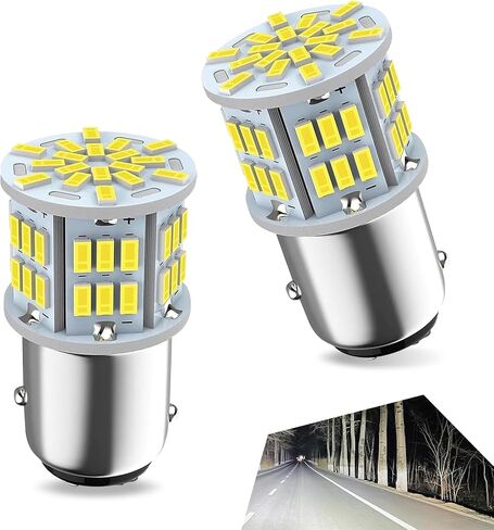 2 PCS LED LED LED LID LIDELL ، 1156 بدائل الذيل ، إكسسوارات إضاءة المركبات المقاومة للماء ، عالمي لمعظم السيارات والشاحنات والشاحنات (الضوء الأبيض) in Kuwait