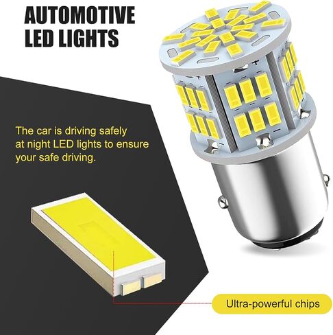 2 PCS LED LED LED LID LIDELL ، 1156 بدائل الذيل ، إكسسوارات إضاءة المركبات المقاومة للماء ، عالمي لمعظم السيارات والشاحنات والشاحنات (الضوء الأبيض) in Kuwait