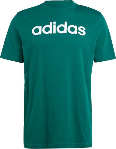 قميص adidas Essentials الرجالي ذو الجيرسيه الخطي المطرز بشعار T in Saudi Arabia
