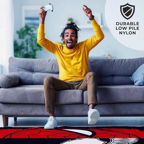 DreamController مخصص السجاد لغرفة Gamer (62x40inch) | سجاد غرفة اللعب مستوحاة من الألعاب والديكور الأنيمي للاعبين | ديكور غرفة اللاعب للأطفال في سن المراهقة محصيرات مضادة للانزلاق in Kuwait