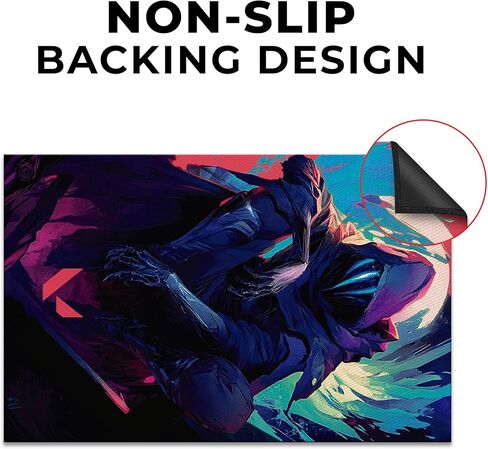 DreamController مخصص السجاد لغرفة Gamer (62x40inch) | سجاد غرفة اللعب مستوحاة من الألعاب والديكور الأنيمي للاعبين | ديكور غرفة اللاعب للأطفال في سن المراهقة محصيرات مضادة للانزلاق in Kuwait