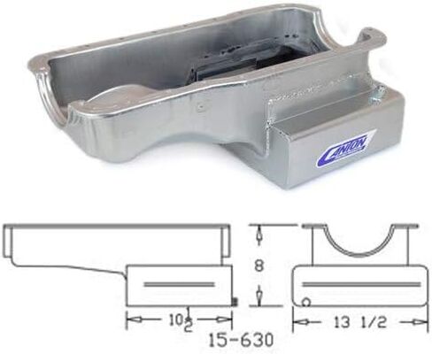 Canton Racing 15-630 Oil Pan (for Ford 289-302 Front Sump Road Race Pan) ، حزمة واحدة in Saudi Arabia