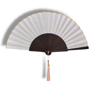 Peach Darling Handmade Wooden Folding Hand Fan - Your Perfect Summer Companion. Stay cool in style with a touch of tropical elegance.