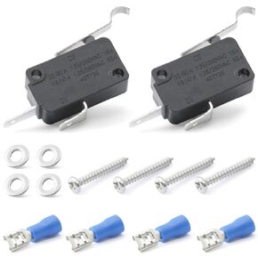 2Pcs 80629 Neutral/Reverse Safety Switch Replacement for B&M Automatic Shifters, with Crimp Terminals Screws