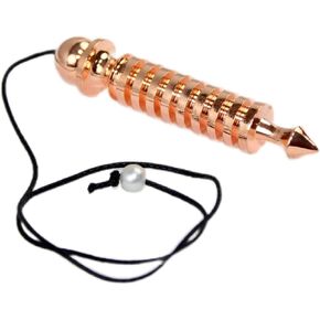 Jet Quality 9 Plate Ring Copper Plated Metal Isis Pendulum Healing Dowsing Metaphysical Spiritual Answers Mental Peace Meditation Approx size 2.7 Inch.