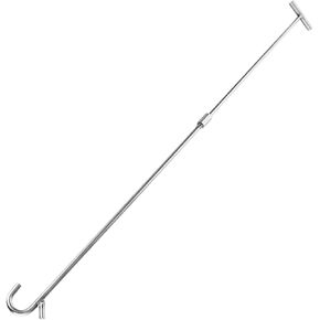 5th Wheel Pin Puller Heavy Duty 31" 5th Wheel Pin Puller Chrome Plated Fifth Wheel Pin Puller Solid Steel 5th Wheel Puller with w/Hook