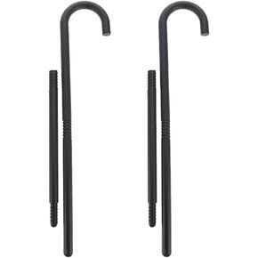 2 Sets Plastic Prop Canes: Crutches Props Cross-Dressing Costume Walking Cosplay Wand Dance Cane Rambo Prank Trick Accessory for Party Halloween Cosplay Magician
