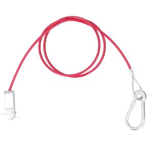KIMISS Trailer Breakaway Pin, 3.3ft Safety Break Cable Anti Drop Stainless Steel Trailer Breakaway Rope Universal for Cars