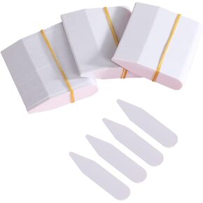 200 PCS Twilar Twits Tways Stirt Twhers إدراج اللباس ذي طوق القمصان التي تدعم عظام الياقات للرجال الأبيض