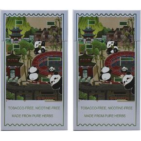 Green Tea Herbal Sticks, Nicotine Free, Tobacco Free, Help Stop Smoking, Better Effect When Used with Nicotine Patches，Smoking Cessation Products, 2packs-40 Sticks