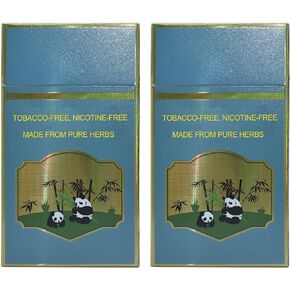 Tea Rose Herbal Sticks, Nicotine Free, Tobacco Free, Help Stop Smoking, Better Effect When Used with Nicotine Patches，Smoking Cessation Products, 2packs-40 Sticks