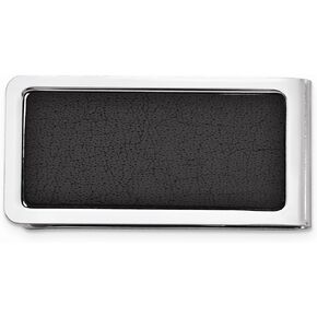 Solid Black Money Clip