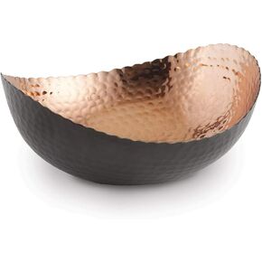 Solid Small Black Copper-Plated Eclipse Bowl
