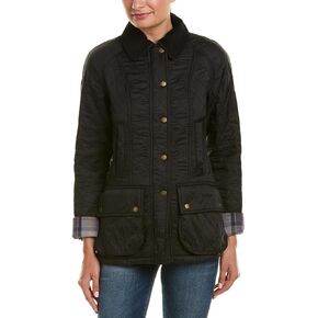 Barbour Womens Beadnell Polarquilt Jacket, 12, Black