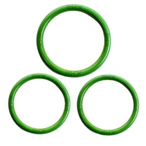 RKX Upper and Lower Coolant Pipe Water O Rings Compatible with Jaguar Land Rover LR010800, AJ811350 / LR100353, AJ813918
