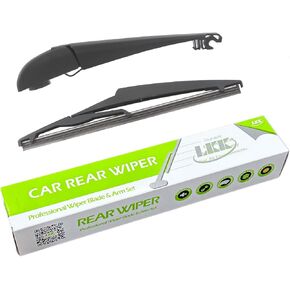 مجموعة مجموعة أذرع ARM Arm Arm Arm Arm Plade المتوافقة مع Toyota Rav4 2013-2018 مجموعة ممسحة النافذة الخلفية