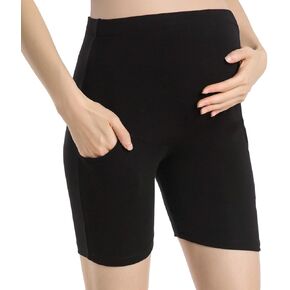 Ferrieswheel Story Maternity Shorts for Women Pregnancy Leggings Over Belly Pregnant Pants Short