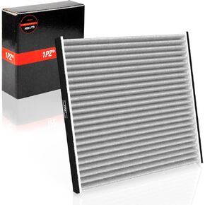 1PZ HS5-JT3 Cabin Air Filter with Activated Carbon Compatible with Avalon Camry Sienna Solara ES300 ES330 GX470 RX350 RX400h, Replace# CP132, CF10132, 87139-06030