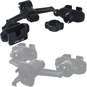 Hys Car/Truck 17mm Ball Double Ball مع ميكروفون مكبر صوت HT HT مع زر أو مقطع حزام لماسحات التاسح Uniden و Motorola و Baofeng و Anytone icom Kenwood Yaesu Microphone