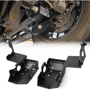Rear Shock Skid Plate,Back Lower Rock Armor Rear Shock Trailing Arm Skid Plates Guards fit for Ford Bronco 2Doors 4Doors 2020-2024,2PCS