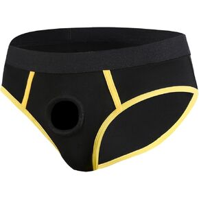 Strap On Harness Panties,4 size Strapless Strapon Harnesses Box Briefs Underwear for Men Women