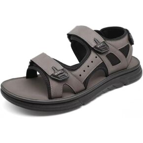 Finishing & Sewing Men's Sport Sandals with Adjustable Straps, Comfort Outdoor Athletic Walking Summer Sandals