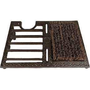 Outdoor Gardens Farms and Entrance Doors Cast Iron Heavy Duty Rain Shoes Sports Shoes Brush Boot Scraper Cleaner Mud Dirt Scraper Shoe Brush with Angled Design