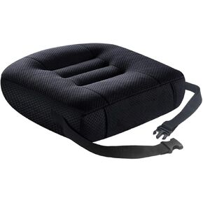 Adult Booster Seat for Car, 19"×18", 3" Thick Car Booster Seat for Short Drivers, Pillows for Driving, Driver Seat Cushion, Car Seat Cushions for Driving