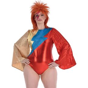 Amscan Women's Glam Rock Bodysuit Costume, 1 Piece - Ideal for Cosplay, & Themed Events