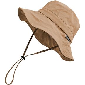 Waterproof Bucket Hat for Men Women Quick Dry Sun Hat Fishing Safari Hat Adjustable Chin Strap UV Protection