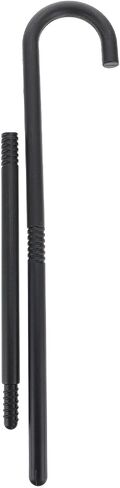 Beaupretty Costume Cane Shepherds Costume Crook Staff Shepherd Hook Cane Plastic Walking Cane Prop Stick for Halloween Party Cosplay Black in Saudi Arabia