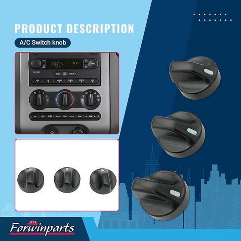 A/C Switch knob for Ford Expedition Windstar Excursion Escape Explorer Ranger F-150 250 Super Duty Mercury Lincoln 2L3Z-18519-AA in Saudi Arabia