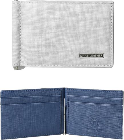 Leather Money Clips For Men (Gray) in Kuwait