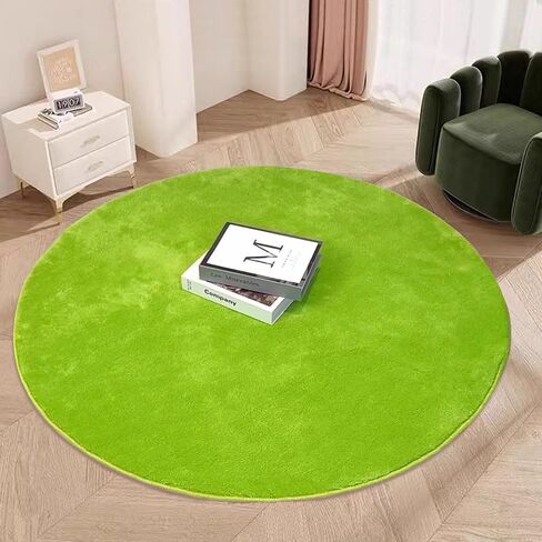 Shag Area Rug 6’x6' Tie Dyed Grey, Plush Fluffy Fur Rug for Living Room, Square Carpet for Bedroom, Soft Shaggy Rug for Living Room Dorm Nursery in Saudi Arabia