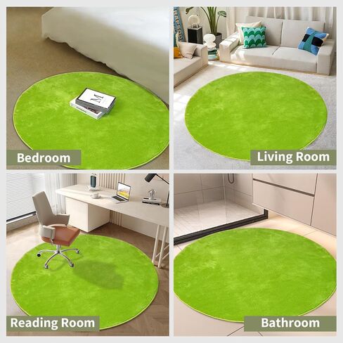 Shag Area Rug 6’x6' Tie Dyed Grey, Plush Fluffy Fur Rug for Living Room, Square Carpet for Bedroom, Soft Shaggy Rug for Living Room Dorm Nursery in Saudi Arabia