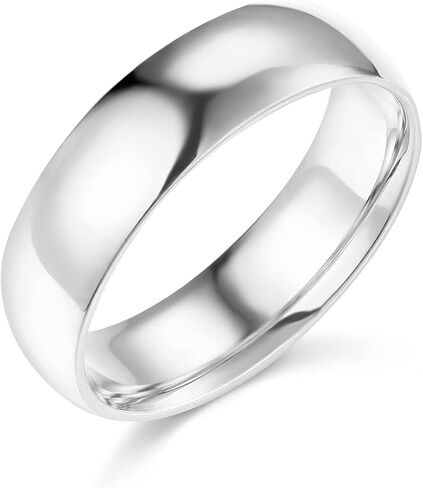 Wellingsale 14k Solid Gold Heavy High Dome Ultra Comfort Fit Wedding Band Rings (Select Options) in Kuwait